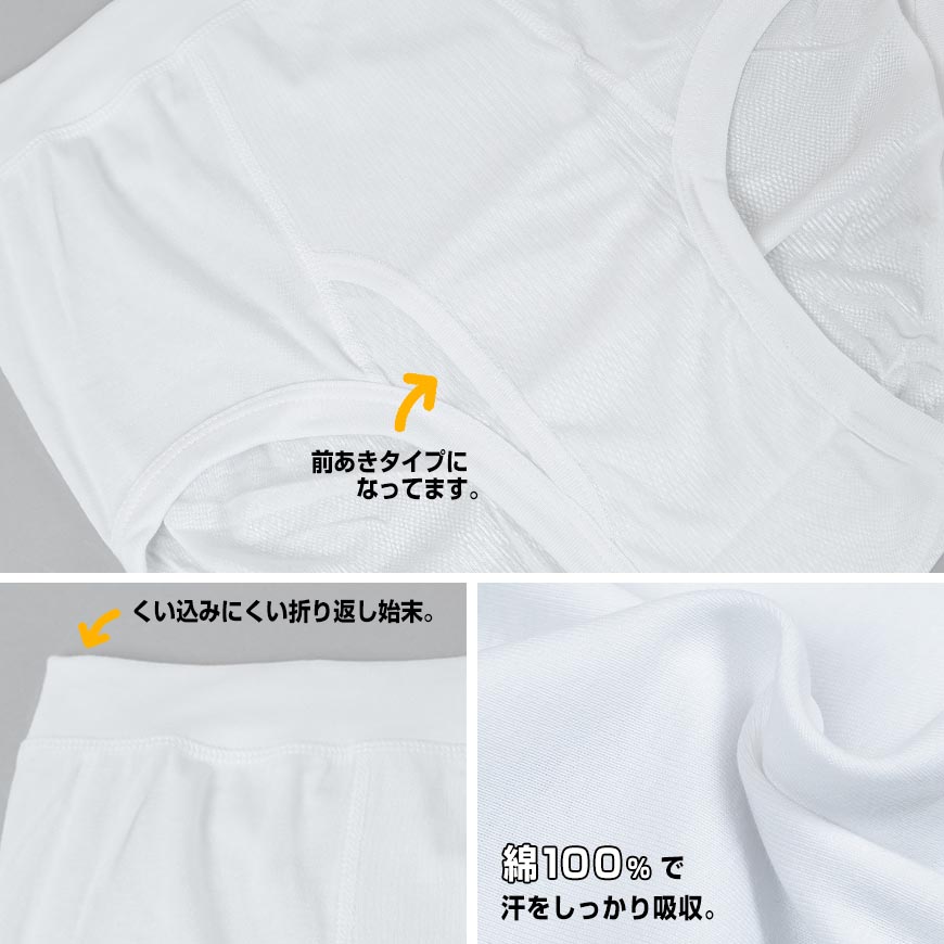 ブリーフ 綿100% 大きいサイズ 2枚組 3L~5L (メンズ 下着 パンツ 綿 ゆったり インナー 白 グレー)