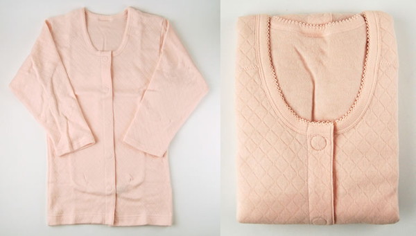 介護用 前開き シャツ メンズ 長袖 マジックテープ 秋 冬 暖かい 綿100% キルト S~LL 介護 肌着 男性 下着 発熱 インナー 8分袖 ワンタッチ 入院