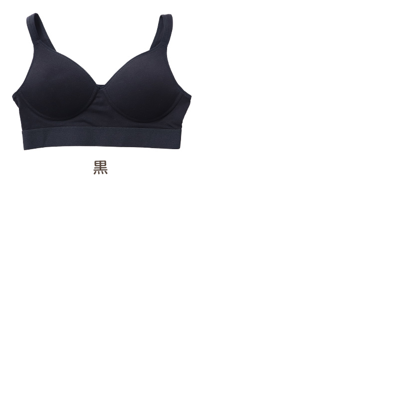 ノンワイヤー モールドカップブラ ノンワイヤーブラ SS S M L ブラジャー 綿 締め付けない モールドブラ シンプル コットン レディース 女性 インナー 下着 シンプル リラックス