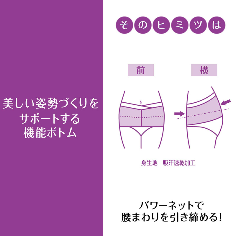 骨盤ショーツ 骨盤メイク クロスショーツ 2枚セット レディース アツギ 薄手 M～LL パワーネット 深ばき ヒップアップ 足口折返し 補整ショーツ サポートショーツ ガードルショーツ 補正下着 下着 肌着 ひびきにくい くい込みにくい 骨盤サポート