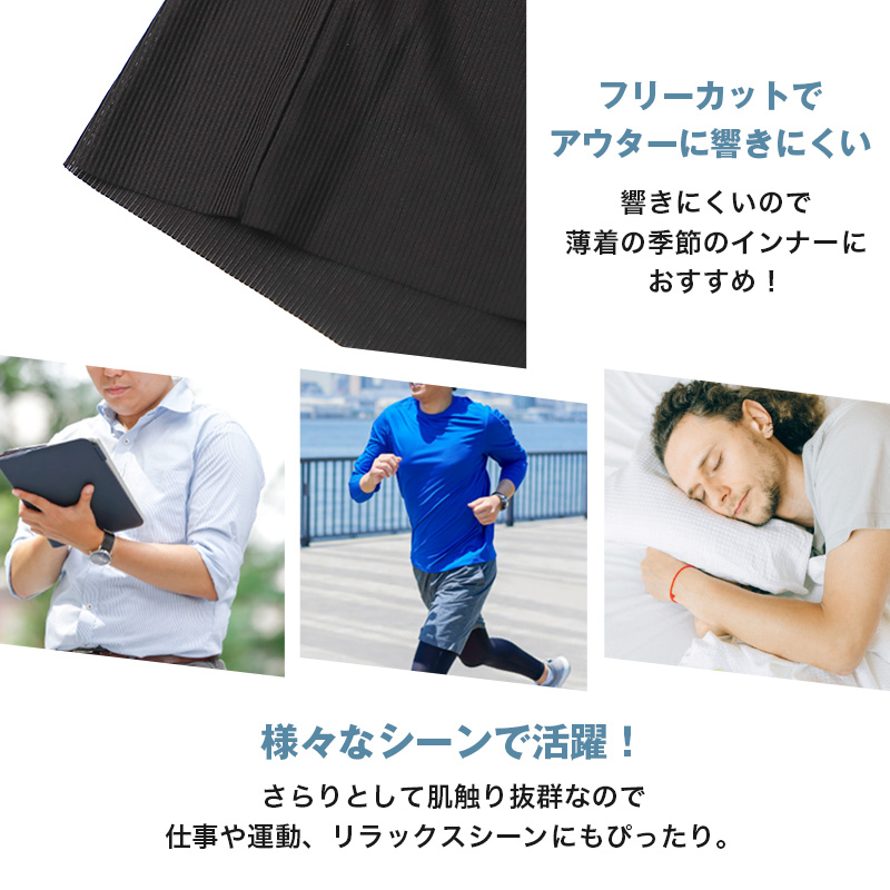 2枚組 メンズ インナー ノースリーブ ランニングシャツ V首 綿100% 接触冷感 M L LL 夏 インナーシャツ 肌着 男性 下着 コットンインナー 白 黒 涼しいインナー 速乾 通気性 デイリーインナー 洗い替え 通気性 メンズ下着 Vネック