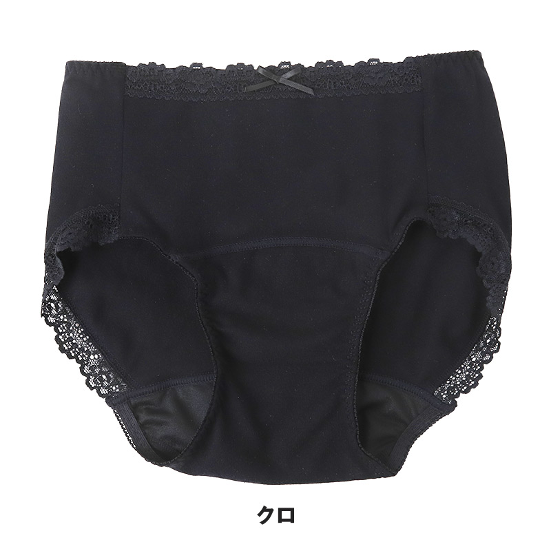 サニタリーショーツ 羽根つき デイリー用 1分丈 綿 コットン 下着 レディース ノンゴム M L LL 綿混 ショーツ サニタリー 生理用ショーツ 汚れが目立たない パンツ 無地 定番 紺 生理 肌に優しい