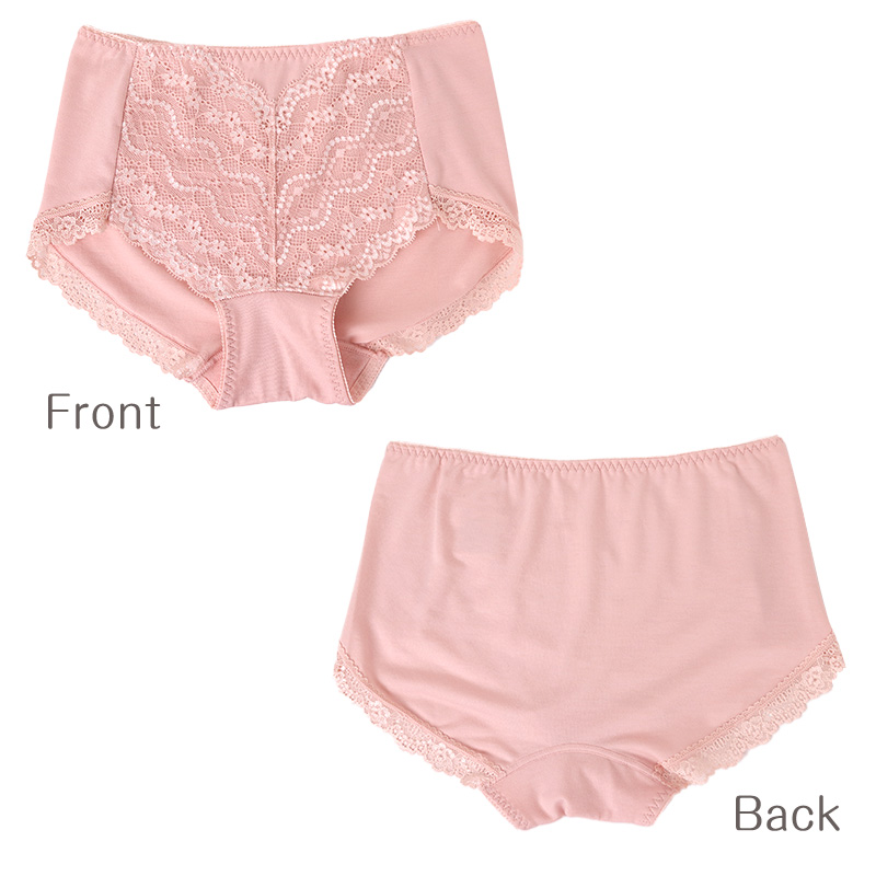 ショーツ 綿 レディース 深め 深ばき リラックス ノンゴム仕様 M L LL コットン パンツ 下着 女性 肌にやさしい 敏感肌 シンプル 無地 肌着 婦人 インナー 柔らかい 通気性 快適 30代 40代 50代 60代 70代
