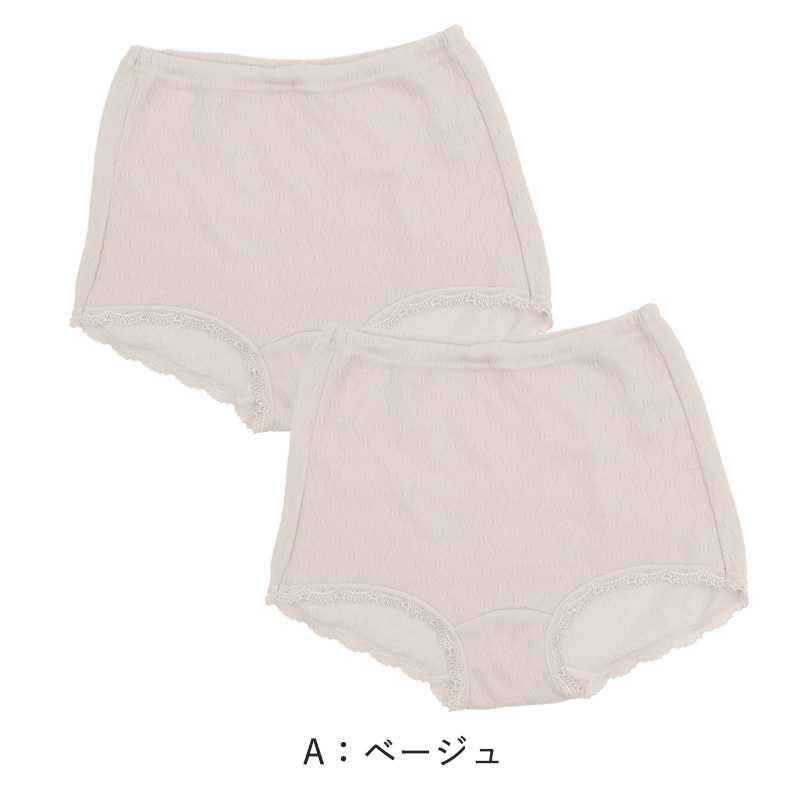 ショーツ レディース 2枚組 綿混 あったか 当て布付き M L LL あったかインナー 暖かい 下着 起毛 パンツ パンティ 寒さ対策 冷え対策 女性 インナー 婦人 肌着 防寒 ストレッチ 秋 冬 深め 深ばき まとめ買い