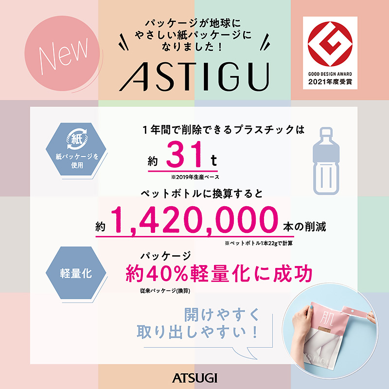 アツギ アスティーグ 暖 やわらか発熱タイツ 60デニール L-LL (レディース ASTIGU 暖かい チャコール 黒 atsugi ATSUGI 無地 冬) (在庫限り)