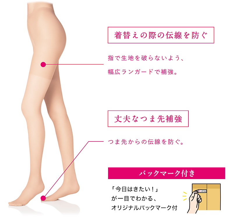 アスティーグ 耐 ストッキング 伝線しにくい ASTIGU M-L・L-LL (破れにくい 丈夫 アツギ パンスト パンティストッキング 夏 春 デイリー 日常使い) (在庫限り)