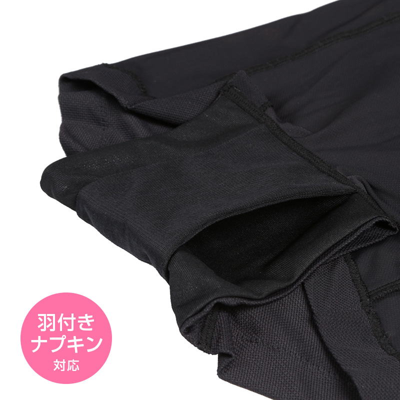 サニタリーショーツ 生理用ショーツ ナイト用 夜用 ショーツ レディース 羽根つき 2枚セット M・L 生理用 防水 アツギ サニタリー 羽つき ウイング 下着 インナー ATSUGI atsugi フェムテック フェムテック用品 生理用品