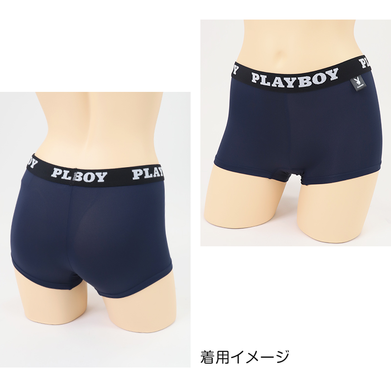 ハーフトップ レディース スポーツブラ スポブラ 婦人 シンプル ブランド ヨガ M L LL ウォーキング ストレッチ PLAYBOY 下着 肌着 インナー PLAY BOY かっこいい