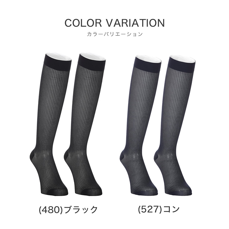 ビジネスソックス ハイソックス メンズ 靴下 ソックス アツギ デイリービジネス プレーン編み 25-27cm ATSUGI くつ下 くつした