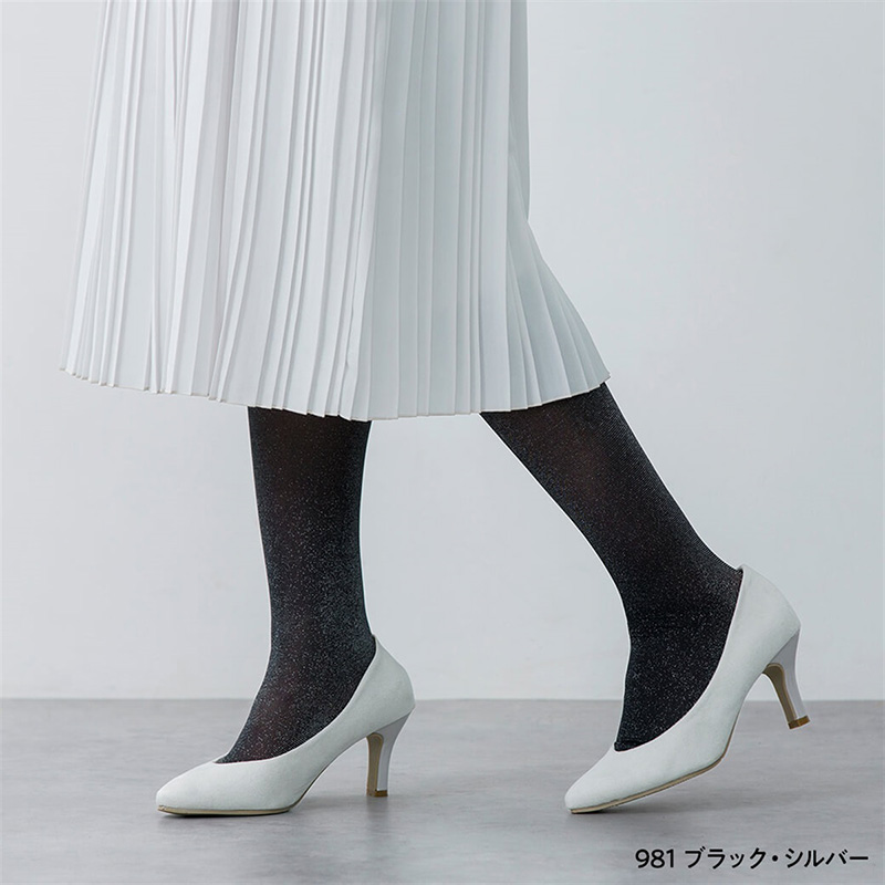 アスティーグ 冷 クルーソックス 接触冷感 レディース 靴下 夏 22-25cm 薄手 涼しい クルー丈 きれいめ パンプス用 ヒール用 アツギ
