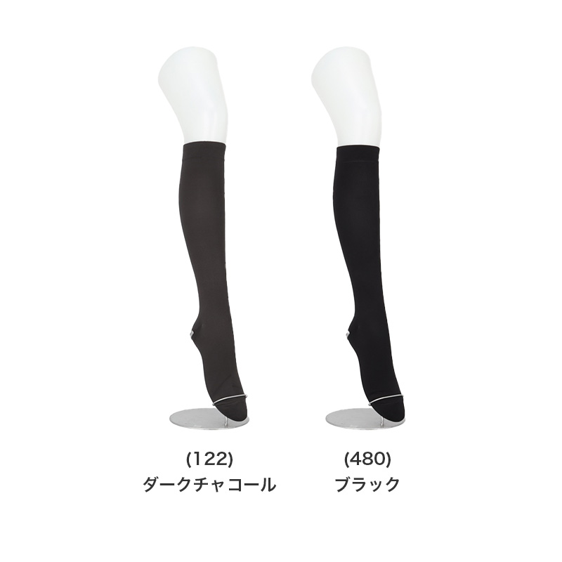 アツギ メディカル Atsugi Medical 着圧ソックス レディース ハイソックス 足首22hPa 23-25cm 靴下 くつ下 ソックス 抗菌防臭 ヌードトウ むくみ対策 レッグケア ソフト着圧 インナー 段階着圧 美脚ケア フィット 快適 通気性 蒸れにくい