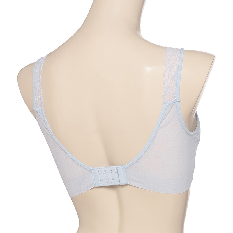 アツギ ブラジャー ノンワイヤー レディース シームレスカップ 軽い 軽量 レースブラ 脇肉すっきり M L LL 夏 ブラ 下着 インナー 吸汗速乾 メッシュカップ 脇高ブラ 4列ホック 美胸 レディースブラ