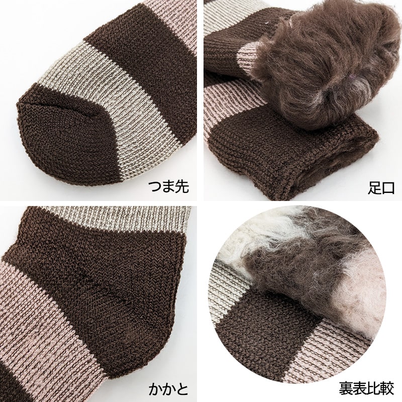グンゼ うちコレ 極暖 超厚地 たっぷり裏起毛 総パイル レディース ソックス (23-25cm)(GUNZE UCHI-COLLE ソックス 靴下 くつ下 くつした ファッション 防寒 プレゼント 暖かい)