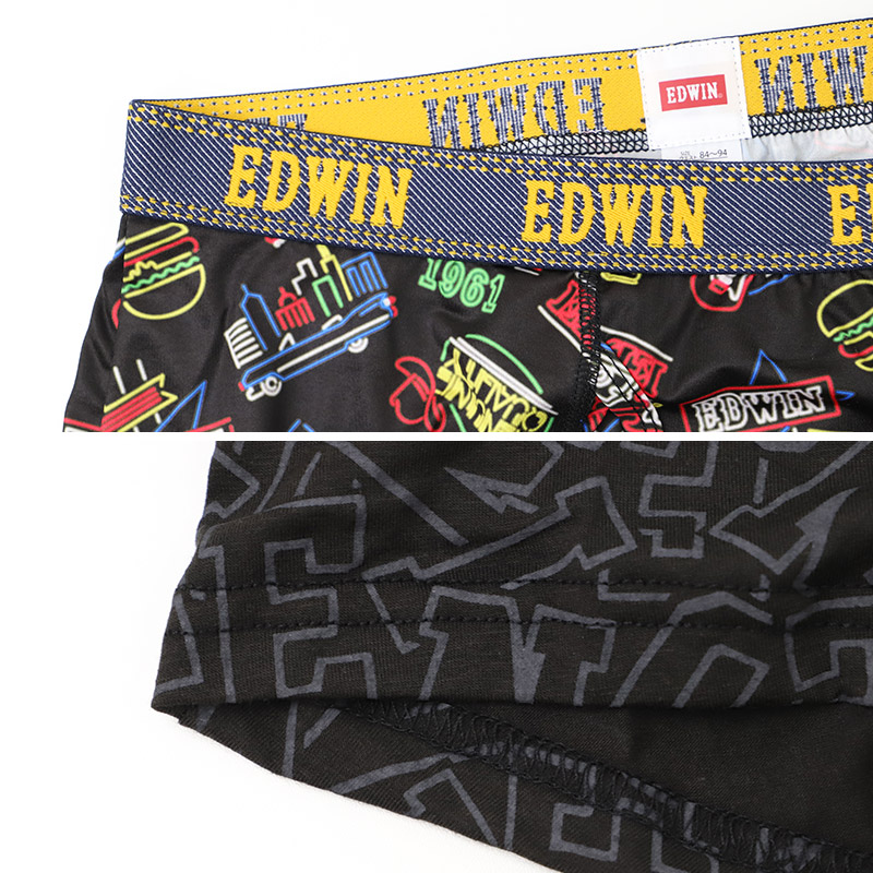 EDWIN 成型 ボクサーパンツ メンズ ボクサーブリーフ 前閉じ 全方位ストレッチ M L LL 伸縮 フィット 成型インナー シームレス メンズ下着 インナー パンツ アンダーウェア 紳士 男性用 デイリー スポーツ 仕事 おうち時間 楽ちん