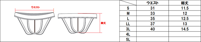 ジョックストラップ ブリーフ メンズ M～3L (M L LL 3L 大きいサイズ パンツ 下着 インナー 男性 無地 ビズフィット Bizfit)