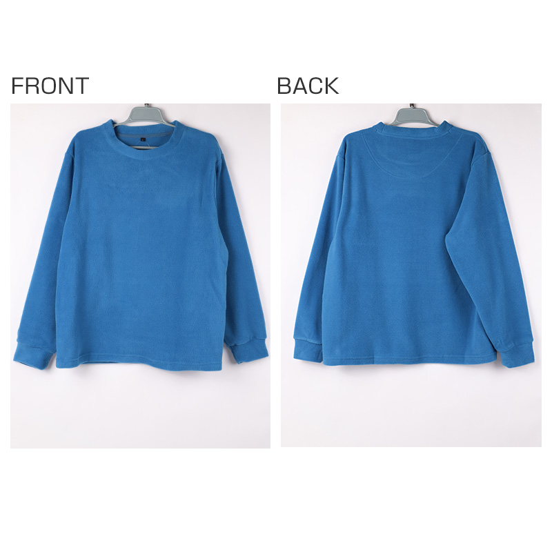 裏起毛 ルームウェア メンズ パジャマ 上下セット 長袖 冬 保温 丸首 クルーネック 前閉じ 部屋着 M L LL 紳士 無地 セットアップ シンプル リラックスウェア トレーナー ふんわり やわらか 暖かい あったか 冷え対策 おしゃれ プレゼント ギフト