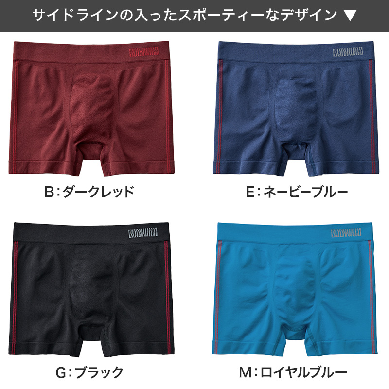 グンゼ ボディワイルド 立体成型 ボクサーパンツ M～LL (メンズ ボクサー パンツ 下着 ボクサーブリーフ インナー BODYWILD M L LL 縫い目 少ない 前とじ)