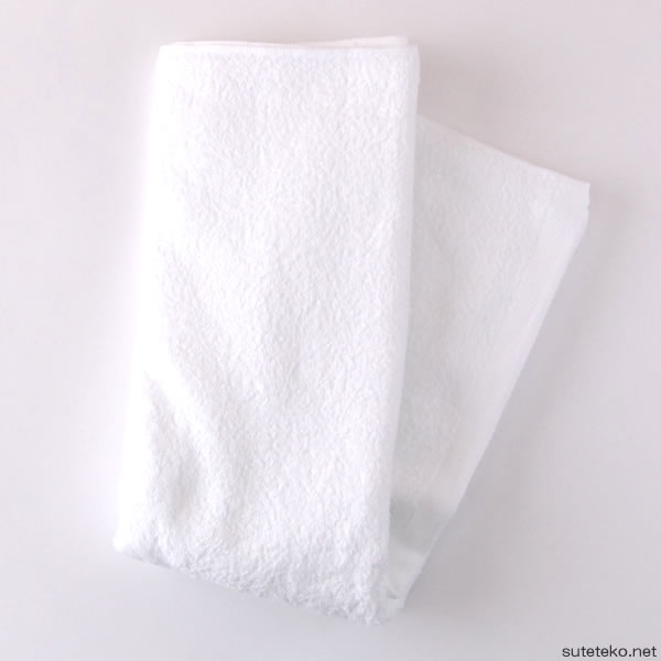 日本製 昔ながらの白いタオル フェイスタオル 3枚組 約34×85cm 白タオル 昔ながらのタオル タオル ホワイト 無地 綿100% 3枚セット (送料無料)