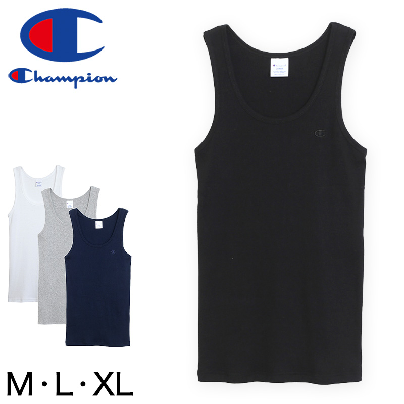 チャンピオン タンクトップ メンズ M～XL (Champion 下着 肌着 ランニングシャツ ランニング インナー シャツ トップス 男性 M L XL) 【在庫限り】