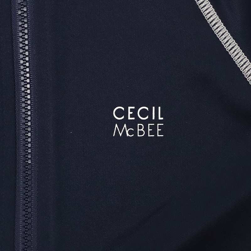 スクール水着 女の子 セパレート セパレーツ スカート CECIL McBEE セシルマクビー キッズ ジュニア 水着 ガールズ スカート付き UVカット ゼッケン付き のびるゼッケン カップ取付可 140cm~170cm ストレッチ 黒 紺 学校用 授業用 プール
