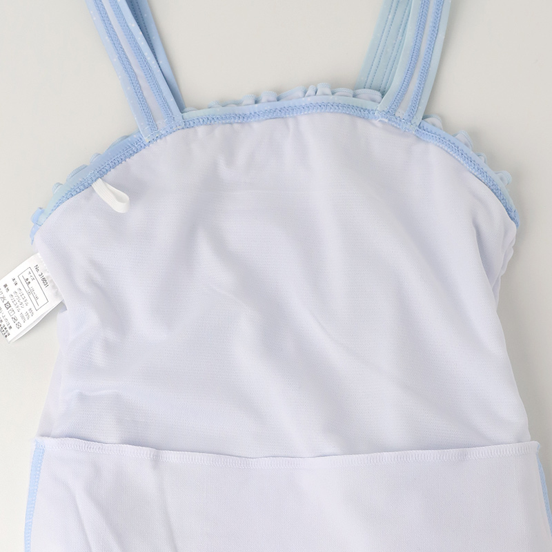 スクール水着 ロング丈 サイドステッチ 学校水着 キッズ ジュニア 水泳授業 120-170cm プール授業 UV効果 ストレッチ 柔らかフィット ゼッケン付き アイロンゼッケン 裏地付き 子供用 スイムウェア 水着 学校用 プール用品 小学生 中学生 体育