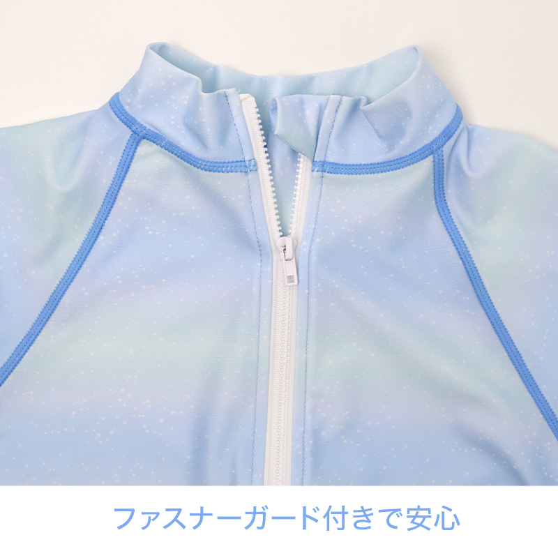 キッズ 水着 女の子 タンキニ セパレート CECIL McBEE セシルマクビー ガールズ ジュニア フリル タンクトップ スイムウェア かわいい 無地 120cm～140cm ブルー パープル プール 海 水遊び 夏用 レジャー
