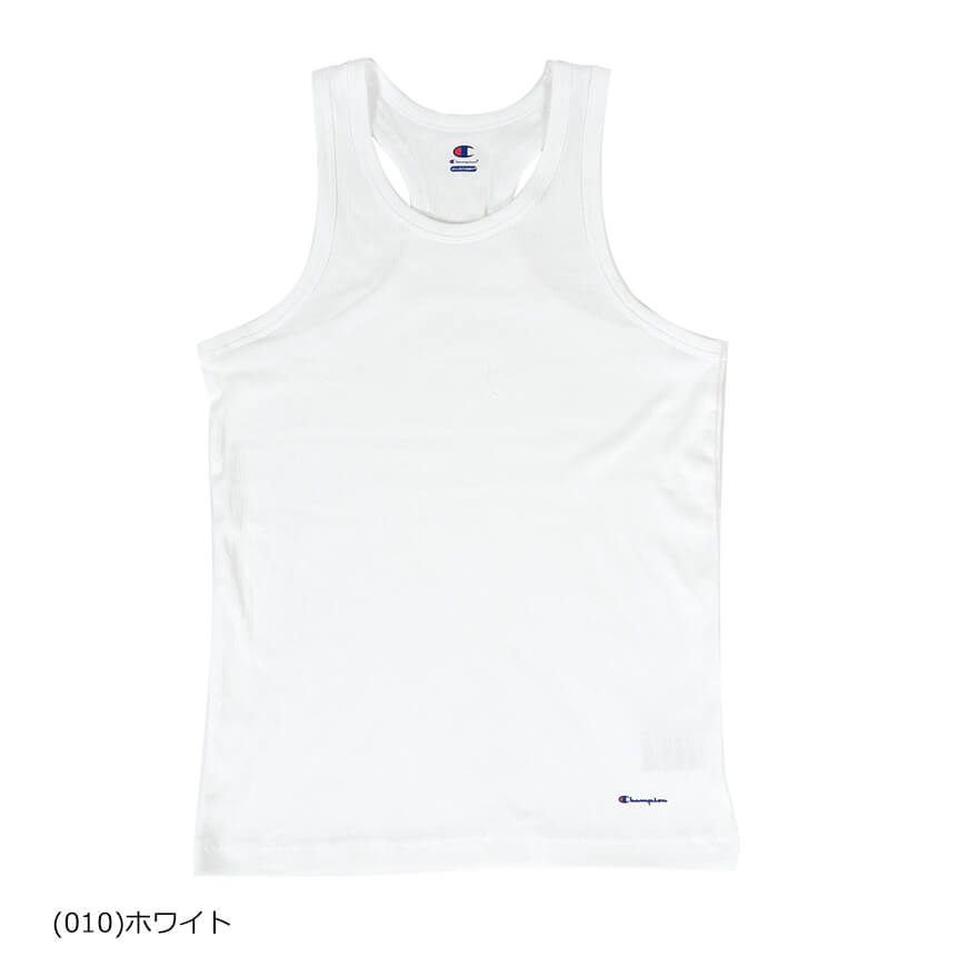 Champion リブタンクトップ メンズ M～LL (チャンピオン タンクトップ ランニング シャツ 吸汗 下着 肌着 速乾 ドライ 通気性 スポーツ M L LL) (在庫限り)