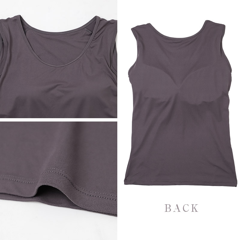 カップ付き 長袖 インナー 起毛 あったか レディース M L LL 暖かい なめらか リラックス アンダーウェア 女性 肌着 下着 無地 30代 40代 50代 60代 冬 寒さ対策 冷え対策 冷え取り