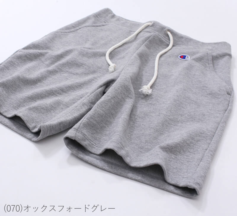 Champion　レディース　スウェットショートパンツ M・L (チャンピオン ロゴ ハーフ)  (在庫限り)