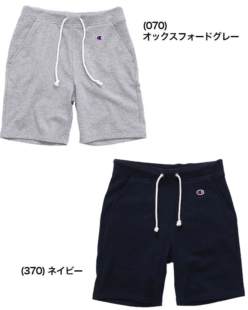 Champion　レディース　スウェットショートパンツ M・L (チャンピオン ロゴ ハーフ)  (在庫限り)