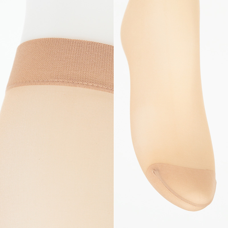 福助 【3足組×2セット】Daily満足 ほどよい透け感 30デニール ひざ下 22-25cm (フクスケ レディース パンスト ストッキング) (在庫限り)