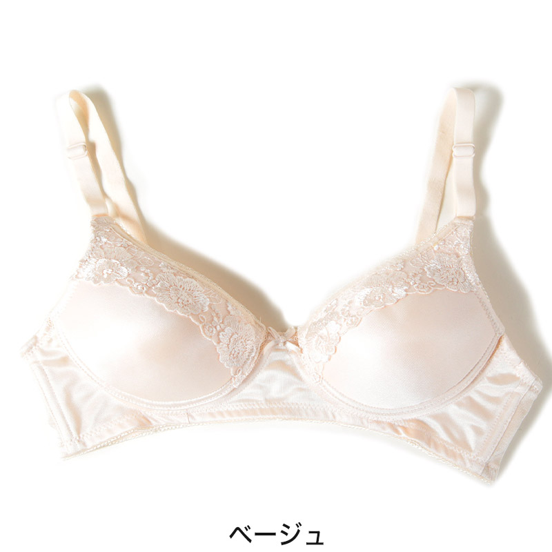 ノンワイヤー ブラジャー 下着  A70～B80 (ノンワイヤーブラ ブラ インナー メッシュ レディース 女性 婦人 花柄 A70 A75 A80 B70 B75 B80)