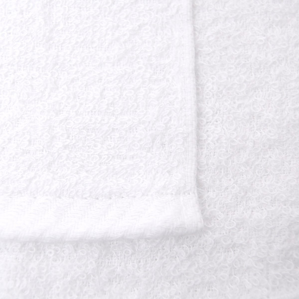 白いタオル オーガニックタオル 白いフェイスタオル 3枚組 約34×85cm (在庫限り)