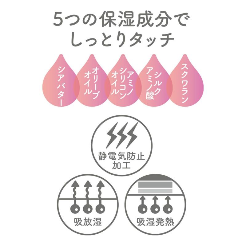 インナー レディース 長袖 あったか 冬 薄手 ストレッチ M～LL (福助 満足 肌着 下着 あったかインナー シャツ 秋冬 無地 暖かい 保湿 発熱 女性 婦人) (在庫限り)