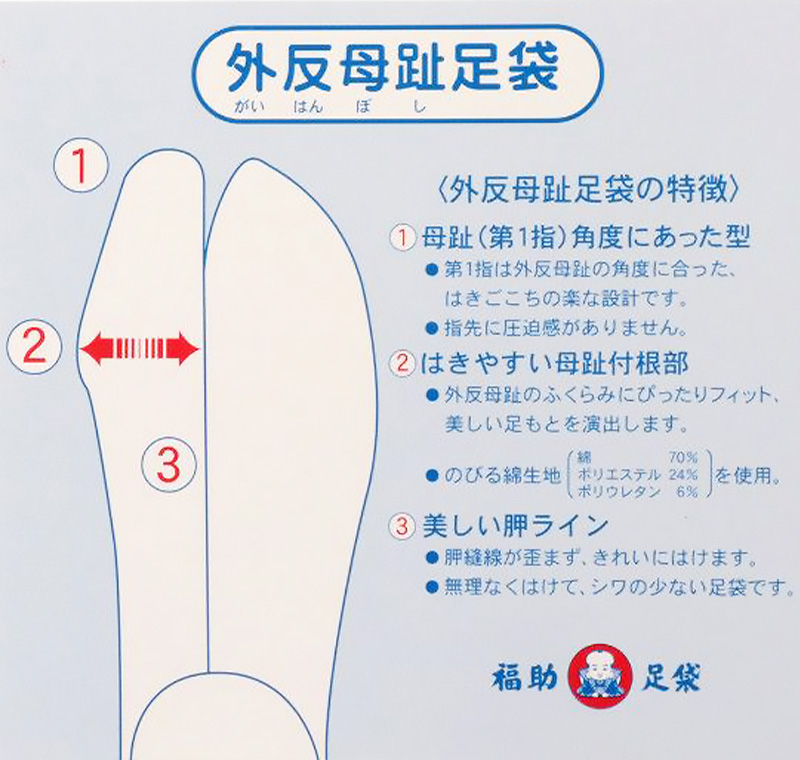 足袋 白 礼装用 福助足袋 綿混 5枚コハゼ 男性 女性 日本製 21.5~27.5cm (クッション 綿混 冠婚葬祭 着物 小物 和装 婦人 紳士) (在庫限り)