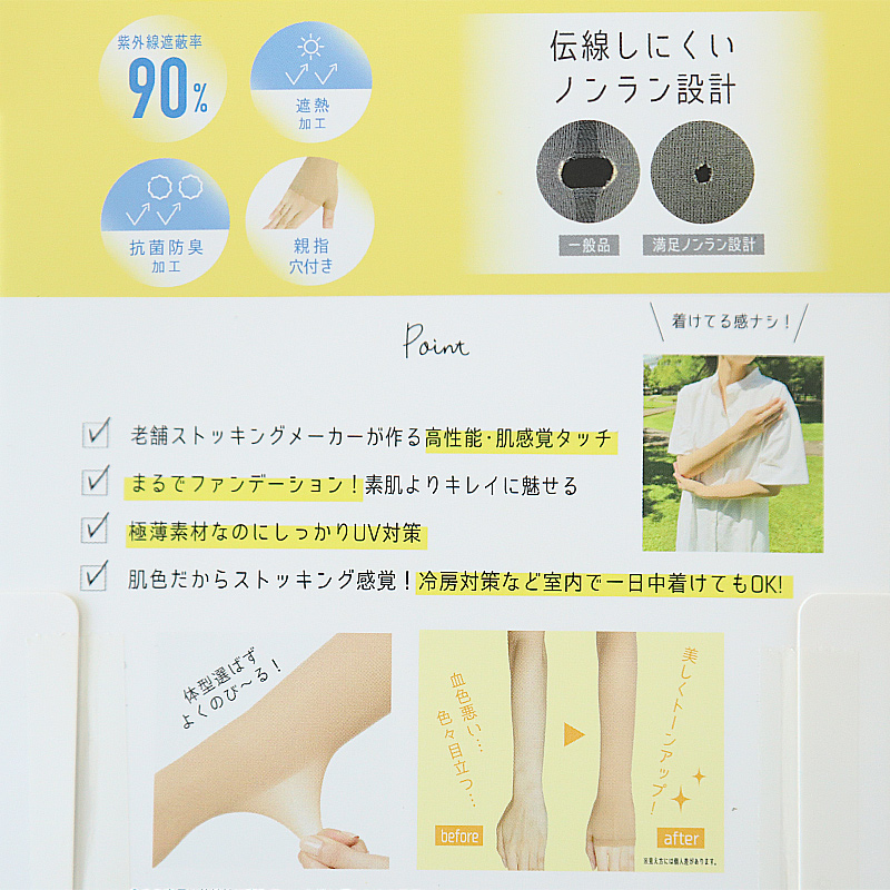 福助 ショート ストッキング 膝下 つま先スルー 3足組 22-25cm ひざ下 UV 紫外線 黒 ベージュ レディース 抗菌 防臭 (在庫限り)