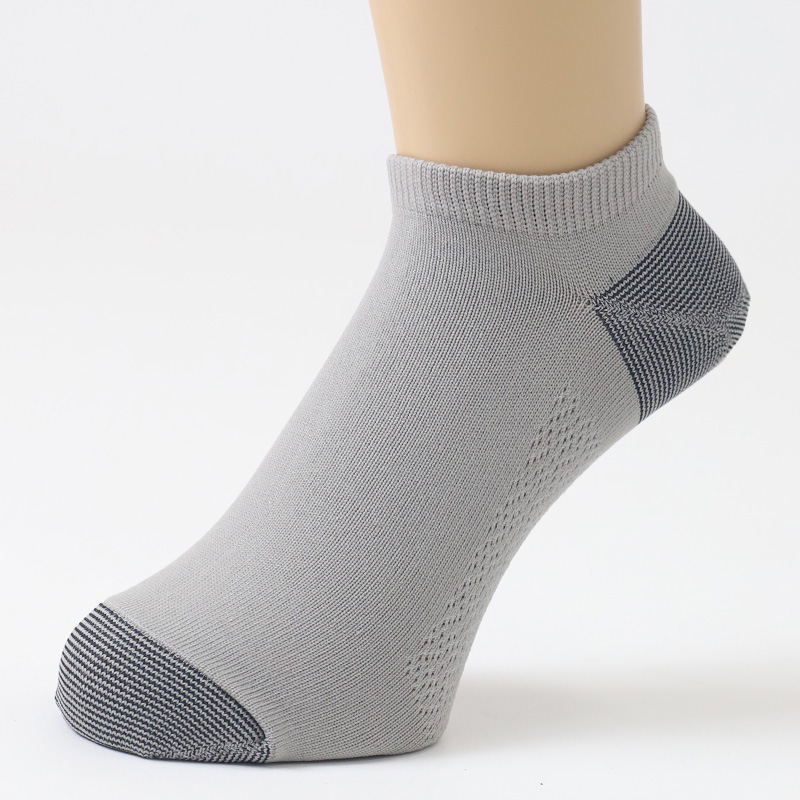 福助 速乾 ショート ソックス ビジネスソックス メンズ 靴下 25-27cm 乾きやすい よく乾く 男子 通勤通学 スクール (在庫限り)