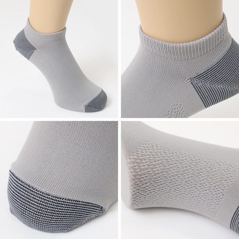 福助 速乾 ショート ソックス ビジネスソックス メンズ 靴下 25-27cm 乾きやすい よく乾く 男子 通勤通学 スクール (在庫限り)