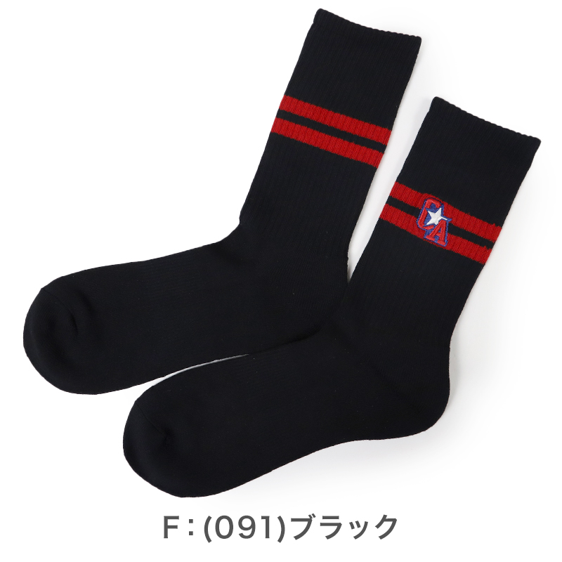 コンバース 足底パイル ショート丈 ソックス メンズ 靴下 25-27cm カジュアル シンプル 刺繍 CONVERSE ブランド 福助