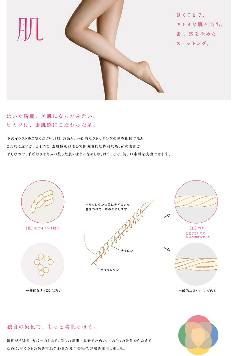 アツギ アスティーグ 肌 ストッキング まとめ買い 9足セット S-M~L-LL (ASTIGU パンティストッキング パンスト パンティーストッキング レディース) (在庫限り)