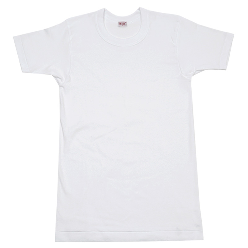 BVD メンズ 半袖シャツ クルーネック 綿100％ 5L・6L (インナー 丸首 下着 男性 紳士 白 ホワイト コットン 大きいサイズ)