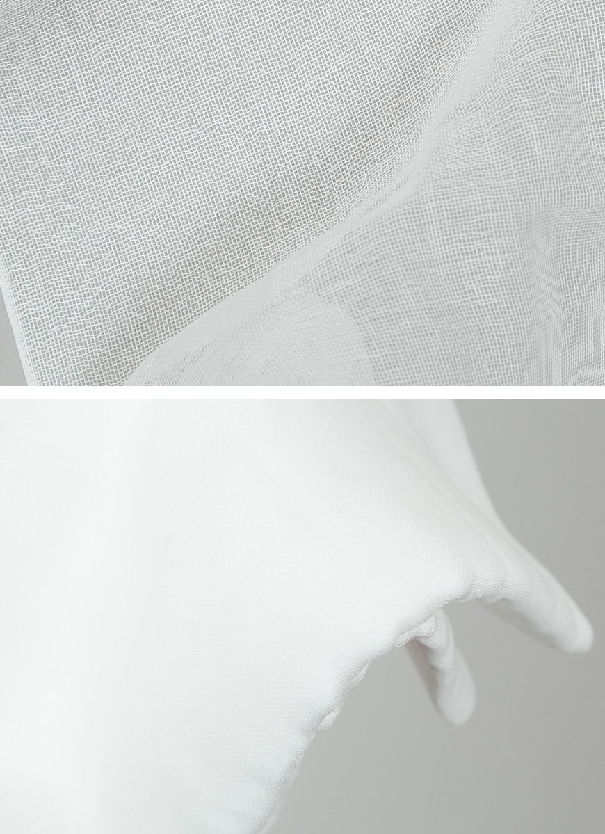 日本製 綿100% 白 ガーゼ布 カットなし 9m保証 薄手 58本打ち込み 美 約34×900cm以上 (ガーゼ反 さらし サラシ 晒し 汗取り 肌着 補整 和裁 木綿) (取寄せ)