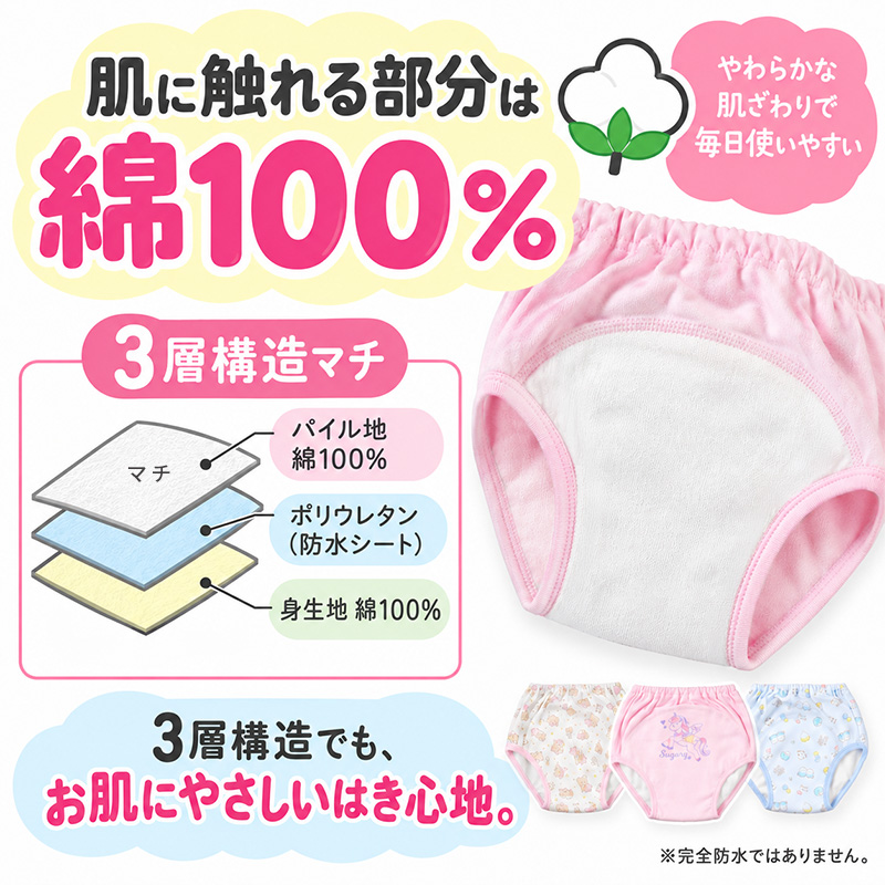 女の子 ショーツ 綿100% 3枚組 キッズ パンツ 女児 下着 子供肌着 インナー インゴム リボン付き ネームタグ トイトレ 90 100 110 120 130 cm パンツデビュー 通園 保育園 幼稚園 お着替え 予備パンツ 洗い替え 3枚セット コットン ガロー