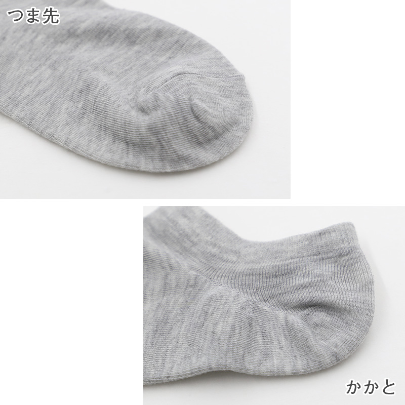 靴下 レディース ソックス かかと 滑り止め付き スニーカーソックス くるぶし 22～24cm 快適 無地 オールシーズン おしゃれ くつした くつ下 通気性 伸縮 婦人靴下 シンプル
