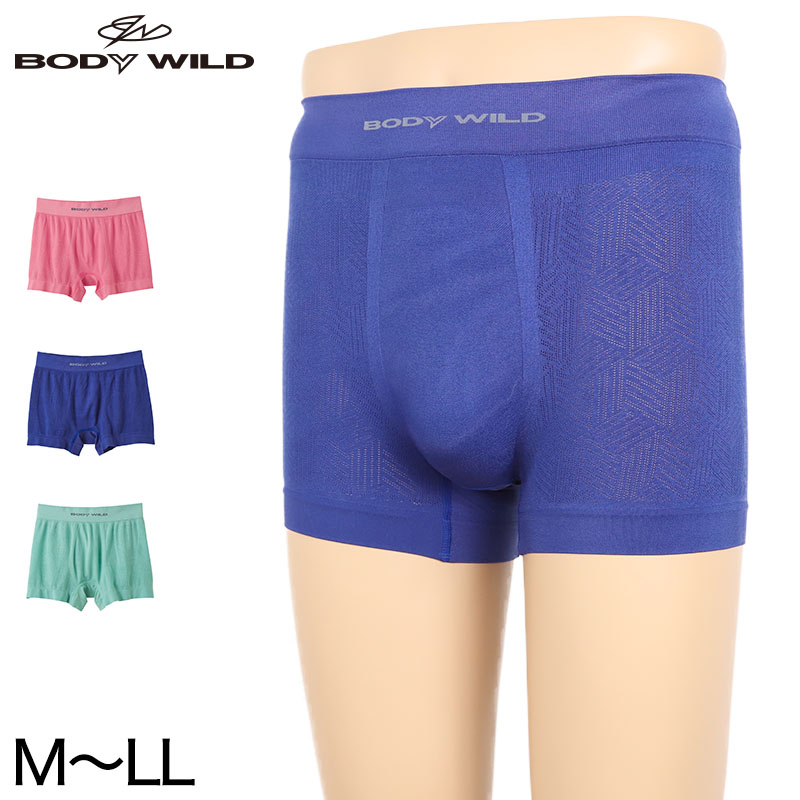 グンゼ ボディワイルド メッシュ ボクサーパンツ メンズ 下着 BodyWild M～LL (GUNZE BODYWILD メンズボクサー 吸汗速乾 男性 下着 紳士 肌着 インナーウェアー ブリーフ シンプル 前とじ メッシュ 冷感 M L LL) 【在庫限り】