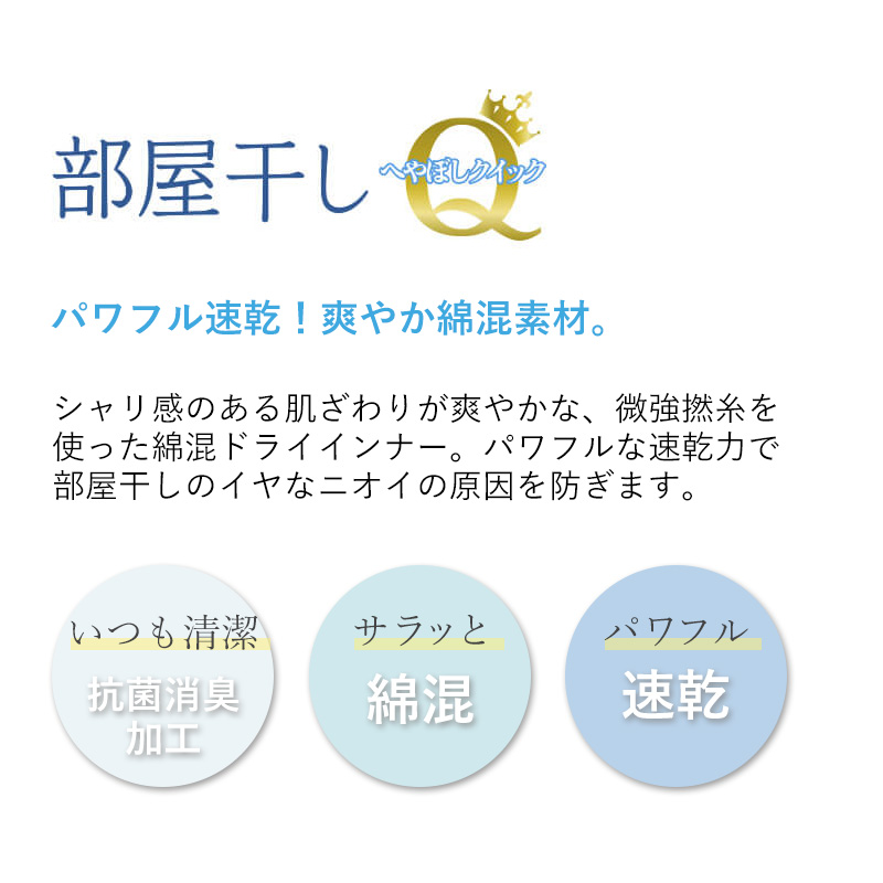 グンゼ クールマジック 部屋干し 汗取り付2分袖インナー M～LL (肌着 下着 シャツ 2分袖 夏 薄手 汗染み 綿 速乾 COOLMAGIC) (在庫限り)