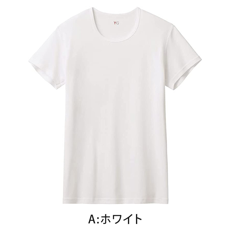 グンゼ インナー メンズ 半袖 綿100% tシャツ クルーネック 消臭 M～LL インナーシャツ 肌着 下着 紳士 男性 吸汗速乾 インナーウェア YG ワイジー シャツ M L LL 汗臭 ムレ 白 灰 綿100 ネクストラ ネクストラプラス