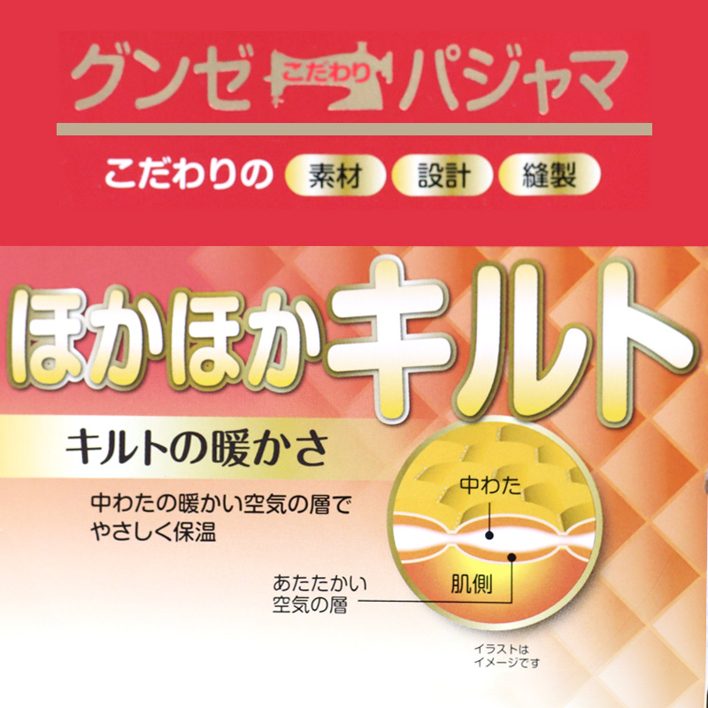 ネグリジェ 長袖パジャマ 丈長め S～LL GUNZE グンゼ ナイトウェア パジャマ ルームウェア ホームウェア 前開き 花柄 敬老の日 ギフト 母の日 (送料無料)