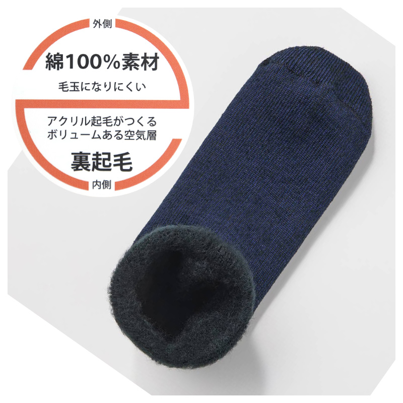 ウチコレ ルームソックス 厚手 靴下 冬用 レディース グンゼ 23-25cm ウチコレ 暖かい 防寒 寒さ対策 うちこれ あったか あたたか ふかふか もこもこ 冷え性 末端冷え性 足の冷え 冷え取り 冬用 冬 温かい 暖かい 厚地 厚手ソックス クリスマス プレゼント ギフト 