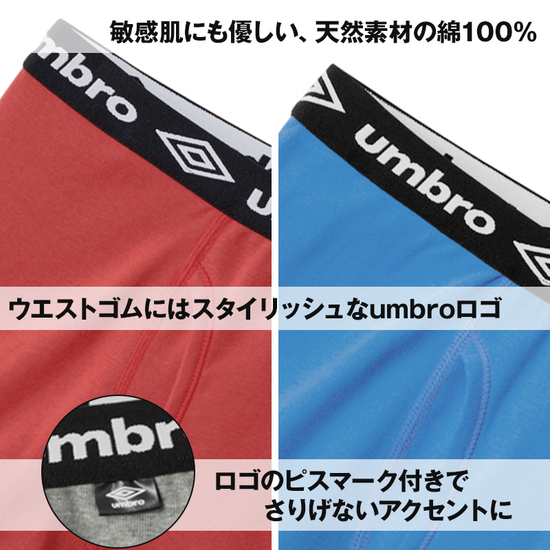 グンゼ アンブロ ボクサーブリーフ キッズ 綿100 140～170 5枚組 GUNZE umbro ボクサーパンツ 前あき 下着 インナー パンツ 爽快 男の子 男児 プレゼント ギフト 子供の日 140 150 160 170